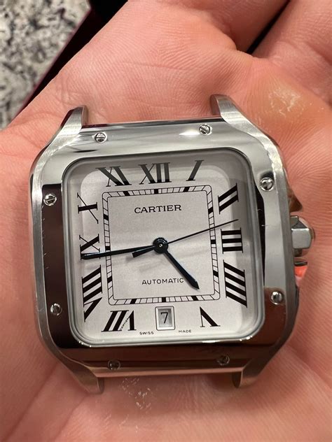 fake cartier santos vs real|cartier santos watch scam.